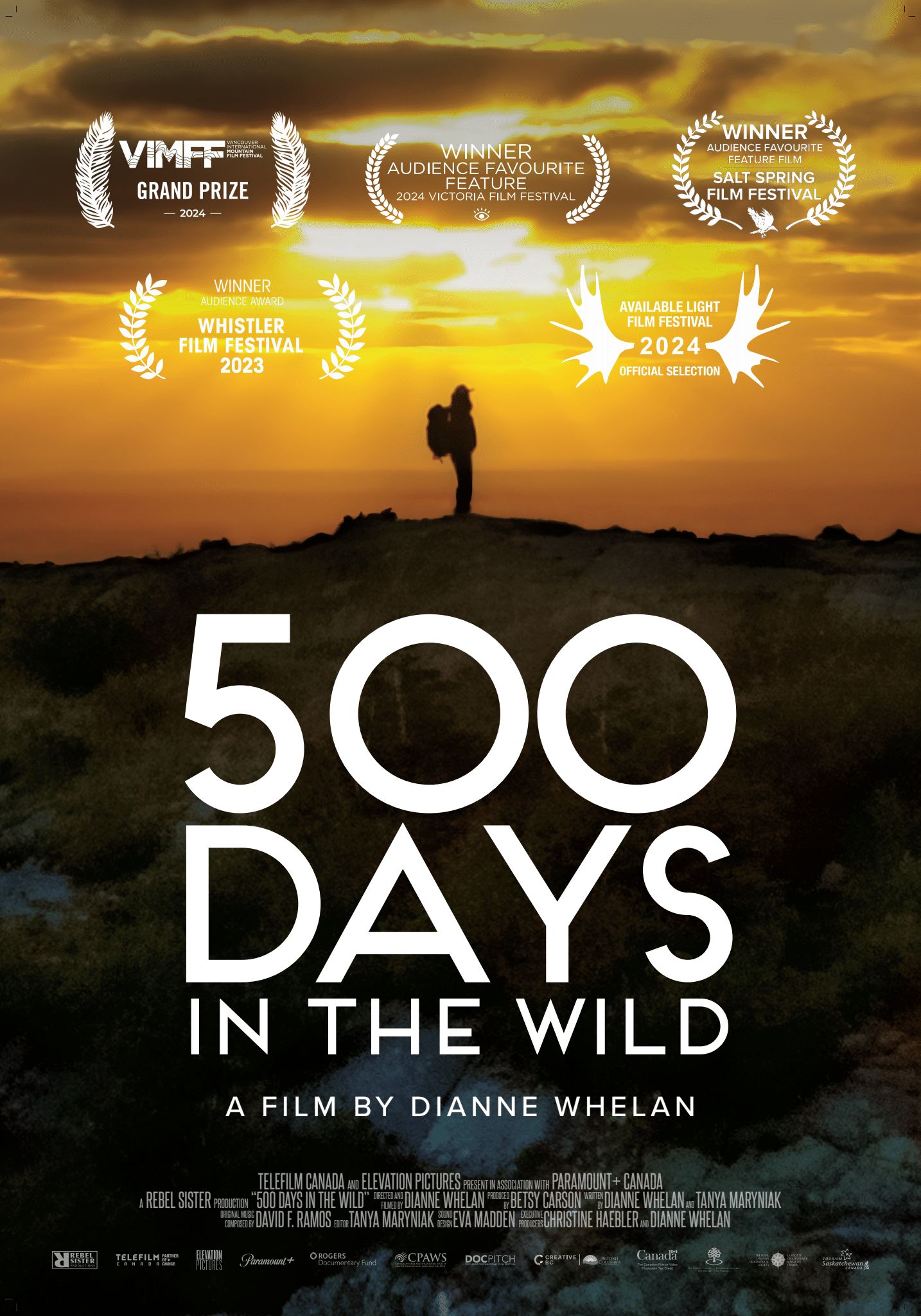 Poster for the movie "500 Days in the Wild"