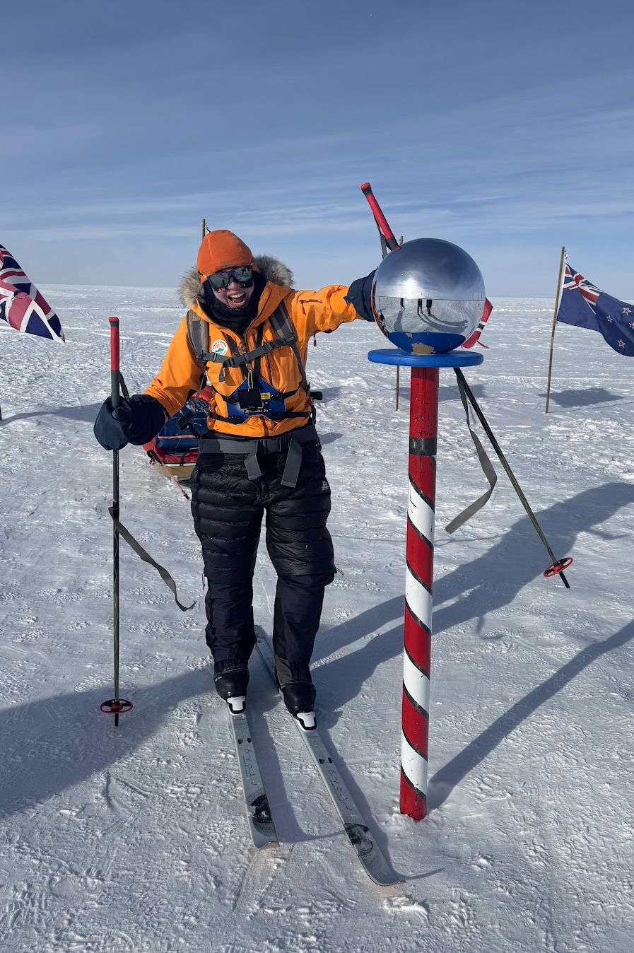 Andy at the South Pole