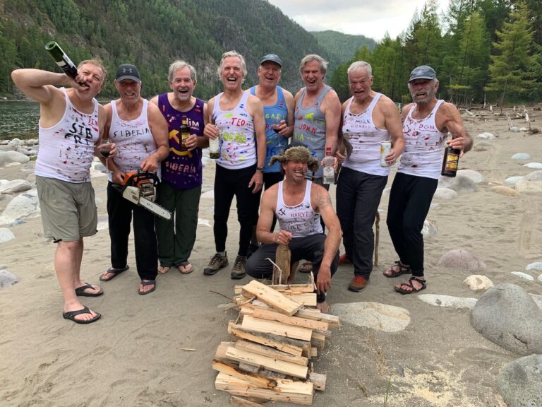 The crazy 9 guys who raft together every year