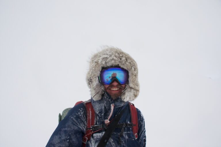 Expedition guide Morten in his winter wear.