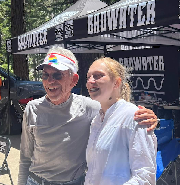 Bob and Kaylee together at the Badwater 135 race