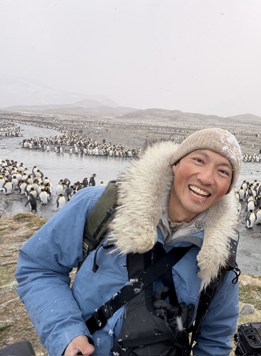 Nat Geo photographer Kiliii among the penguins of the Antarctic