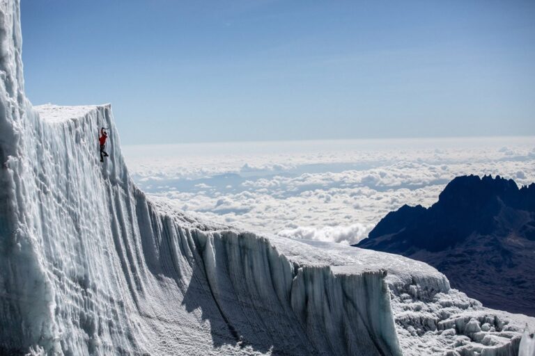Will climbing an ice cliff on Mt. Kilimanjaro