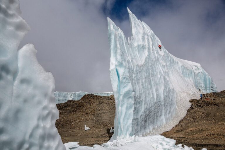 Will climbing an ice cliff on Mt. Kilimanjaro