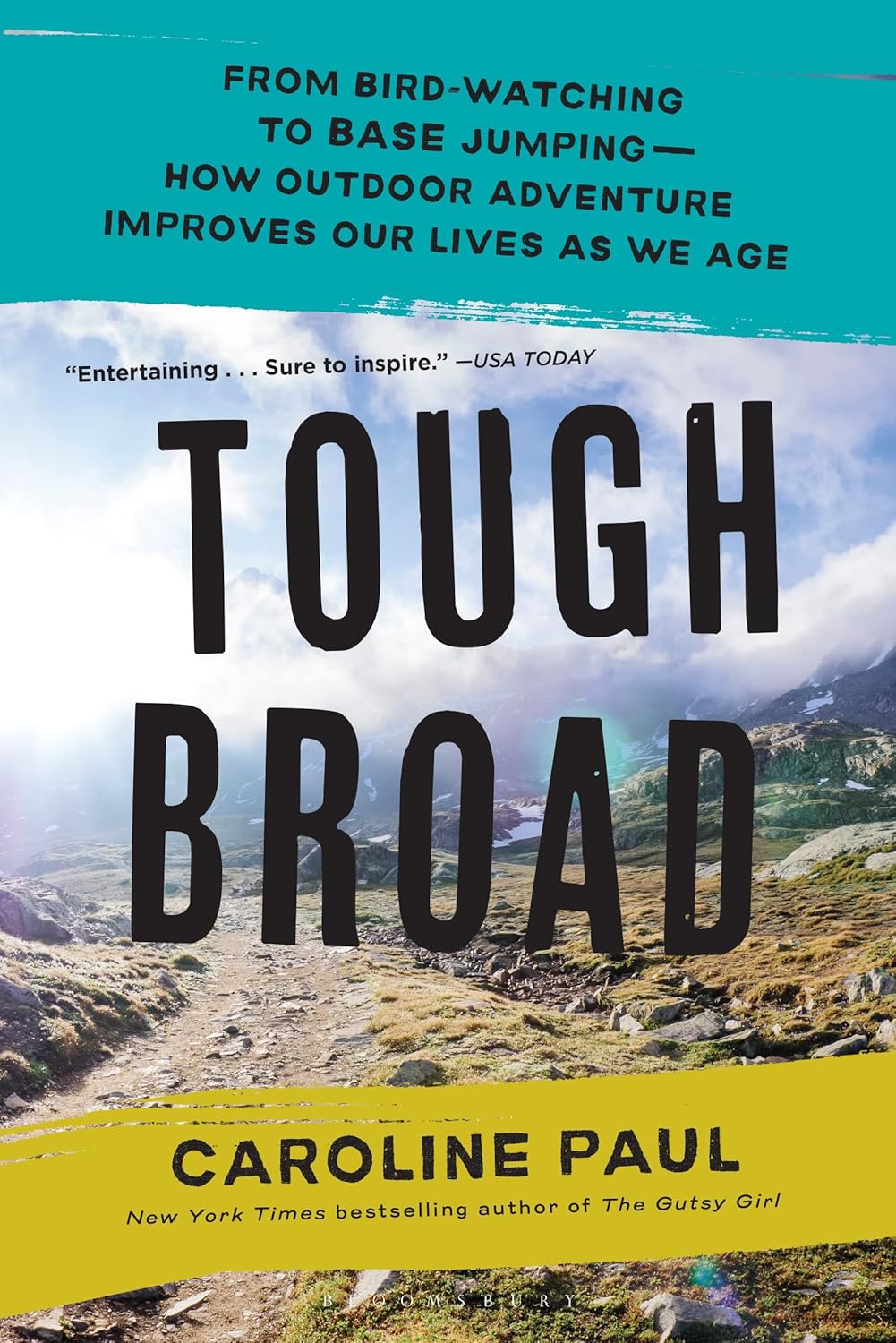 Jacket cover for the book "Tough Broad" by Caroline Paul
