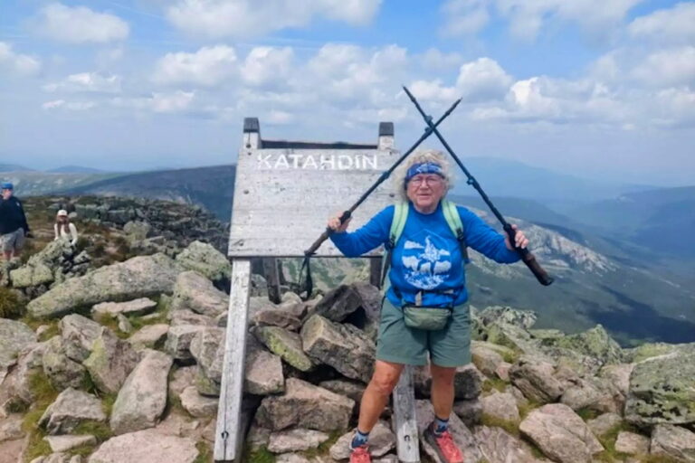 Betty at the northern end of the A.T.