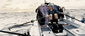 Rowing the massive boat