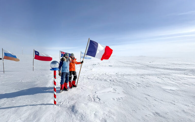 Standing at the South Pole
