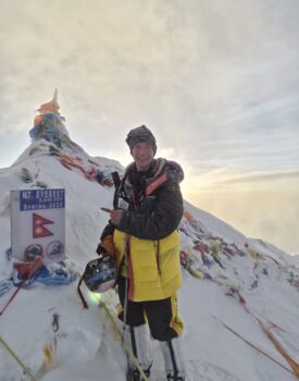 Website cover of Ty atop Mt. Everest